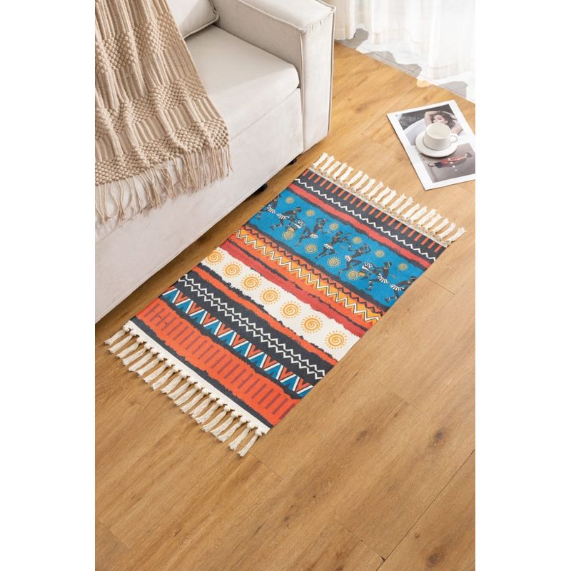 GENERICO - Alfombra de Algodón Bajada de Cama 60cm x 90 cm