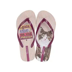 IPANEMA - Sandalia Mujer Beige/Morado Love Pets