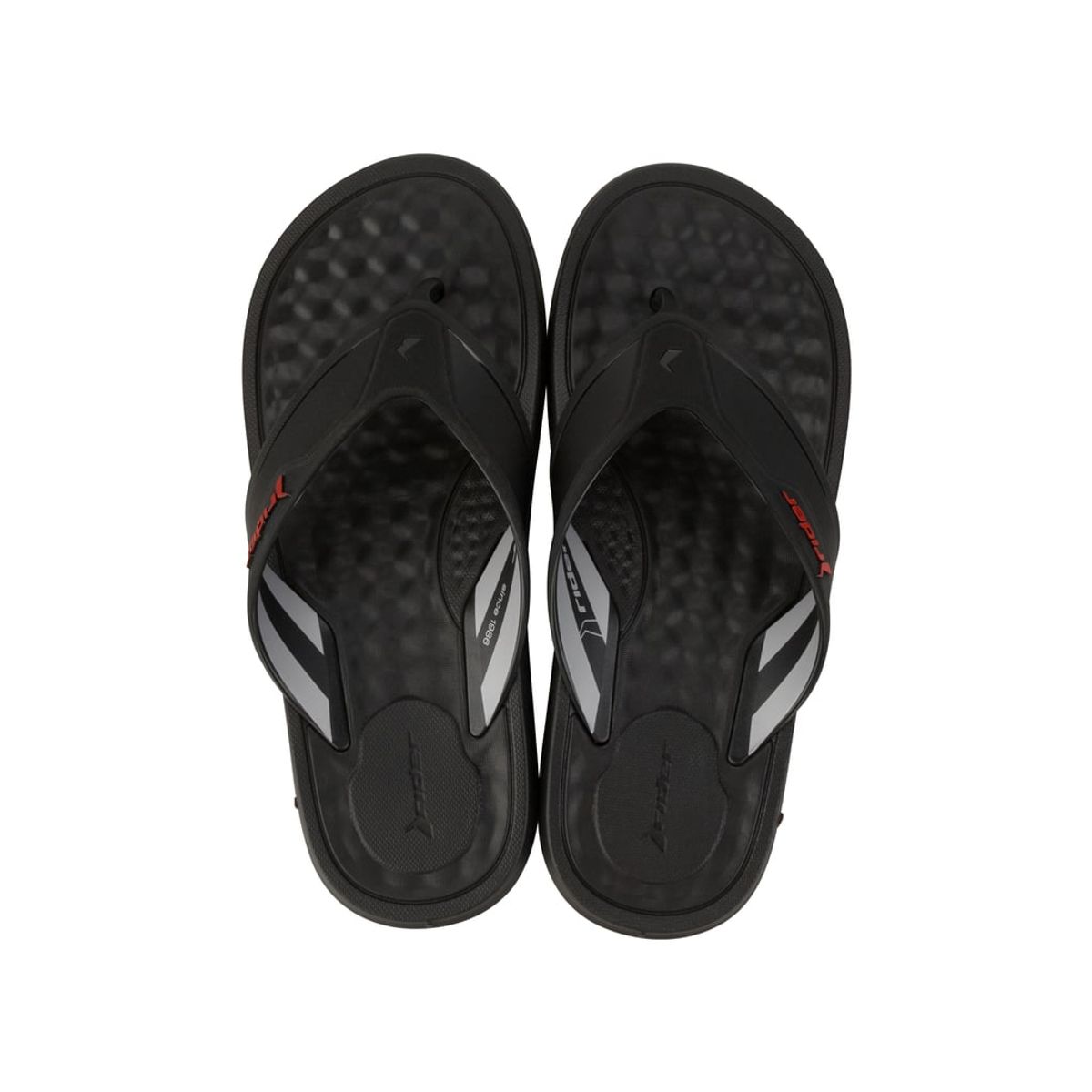 RIDER - Sandalia Hombre Negro Step Thong Rider