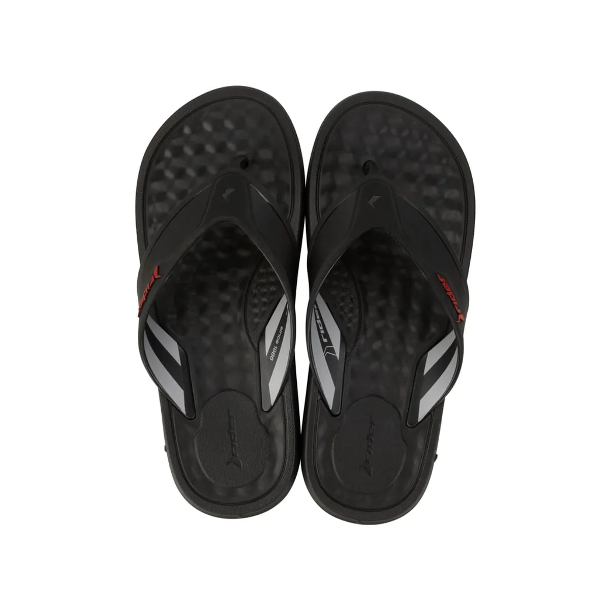 RIDER - Sandalia Hombre Negro Step Thong Rider