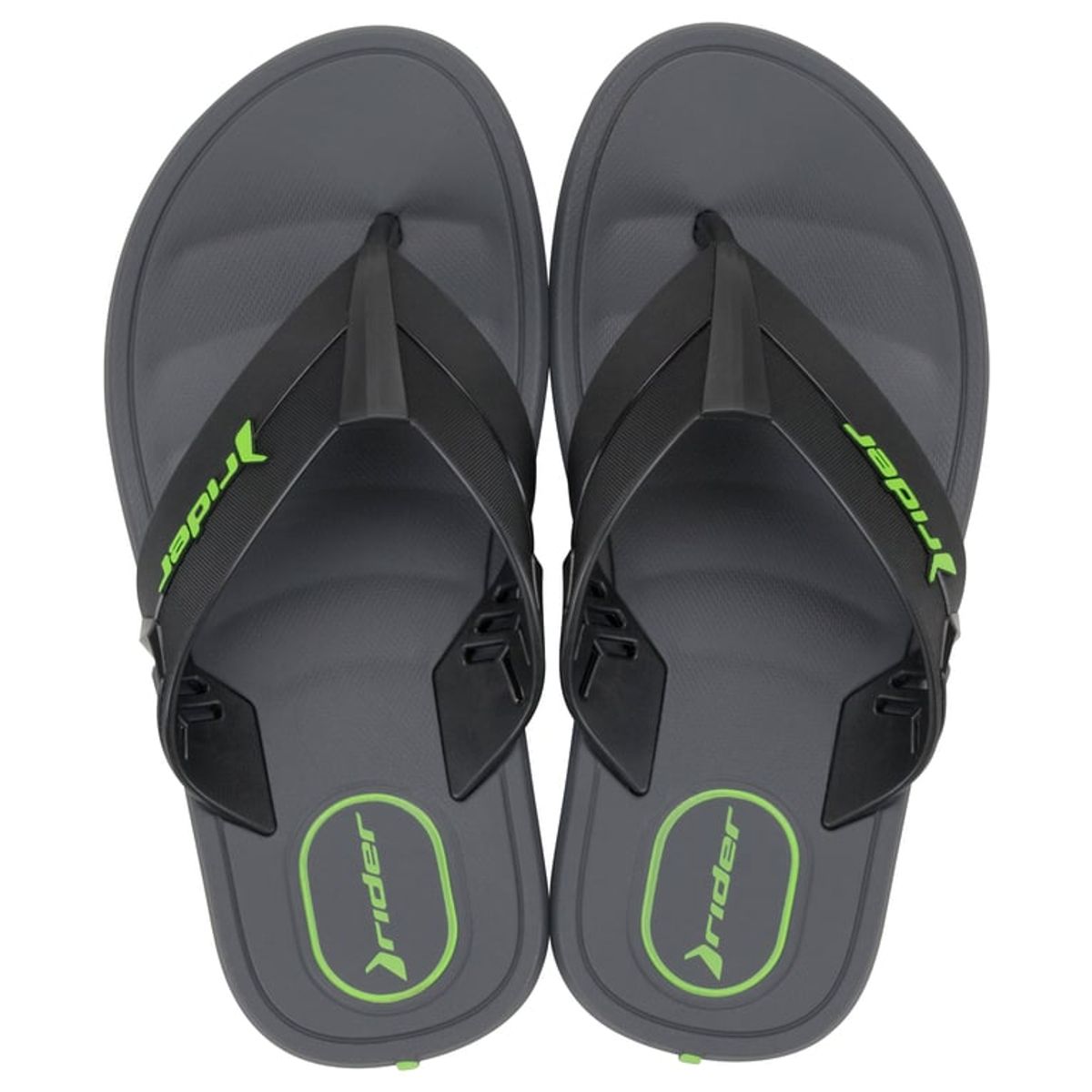 RIDER - Sandalia Infantil Gris/Negro Moving Rider