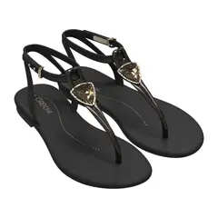 GRENDHA - Sandalia Mujer Negro Luar
