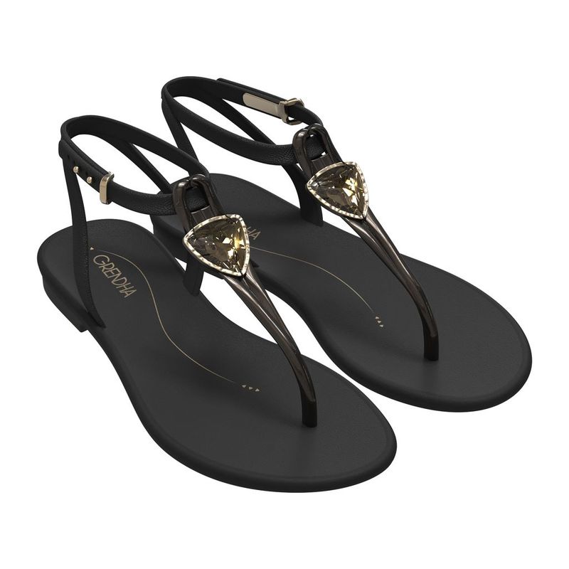 GRENDHA - Sandalia Mujer Negro Luar Grendha