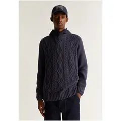 SCALPERS - Sweater Detalles Ochos Navy