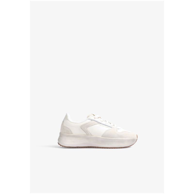 SCALPERS - Zapatillas Detalles Serraje Beige