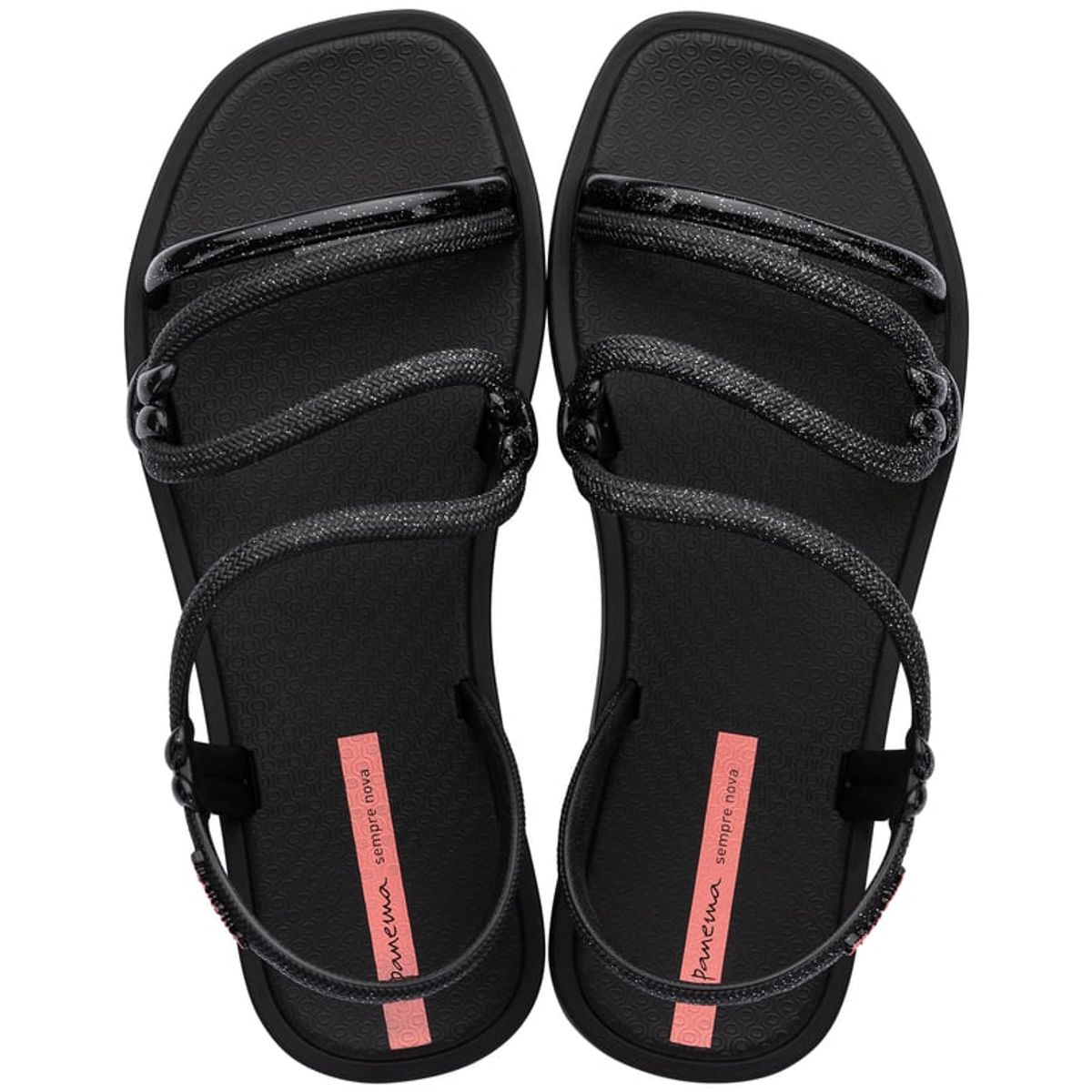 IPANEMA - Sandalia Niña Negro/Glitter Solar Mais Ipanema