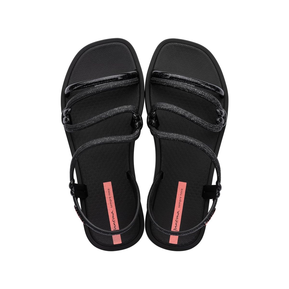 IPANEMA - Sandalia Niña Negro/Glitter Solar Mais Ipanema