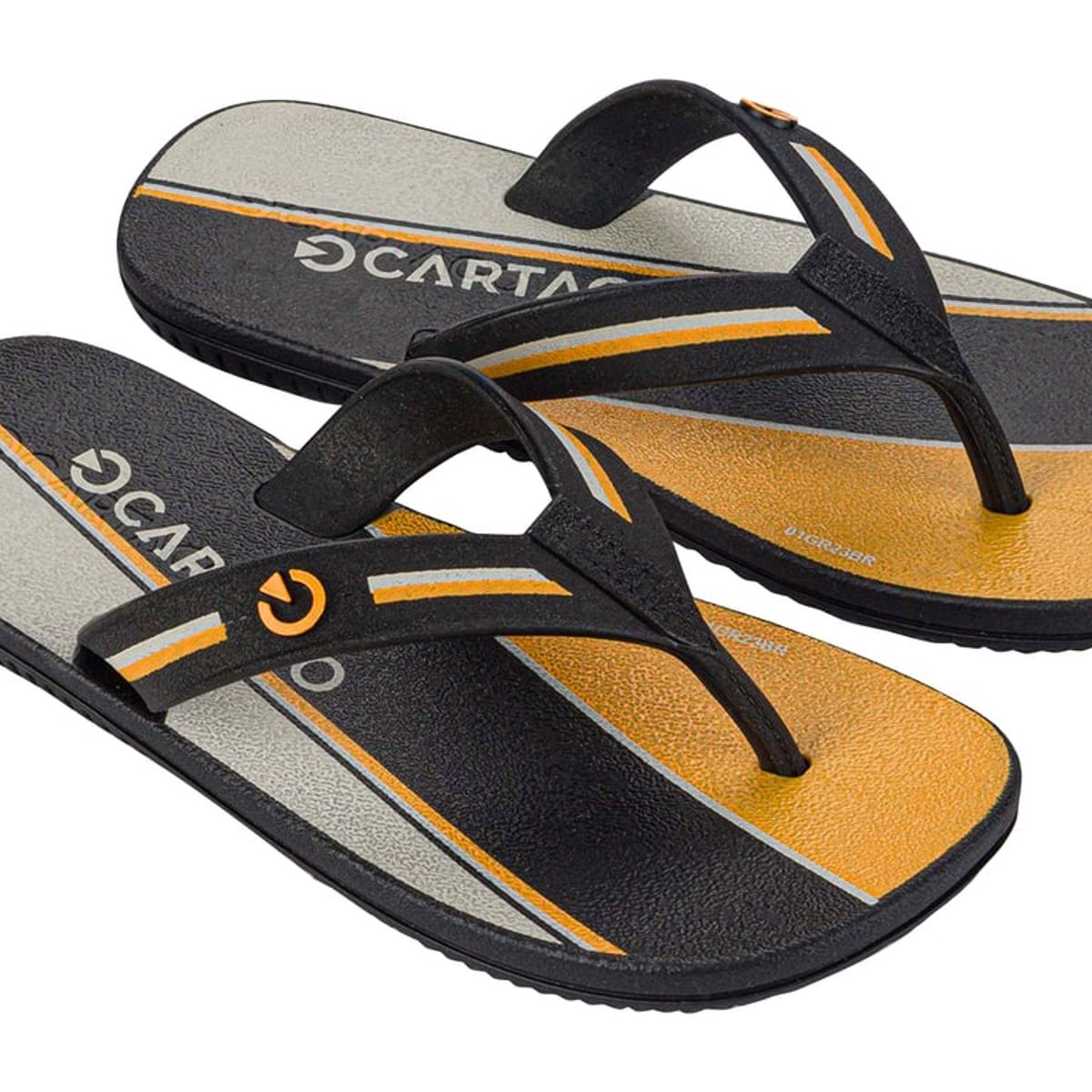 CARTAGO - Sandalia Niño Negro/Amarillo Dakar Cartago