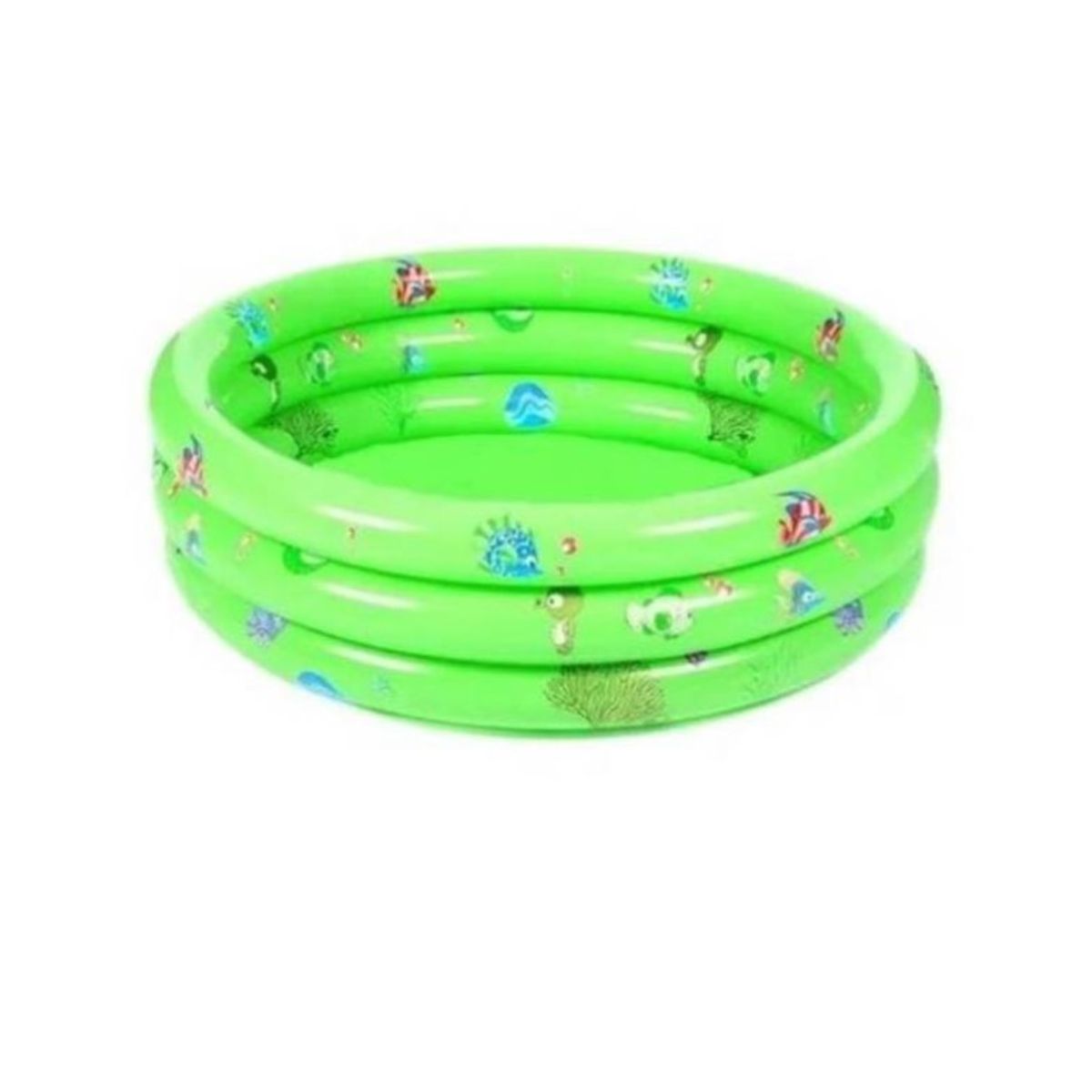 GENERICO - Piscina Inflable Chica 3 Anillos 80x35 Verde