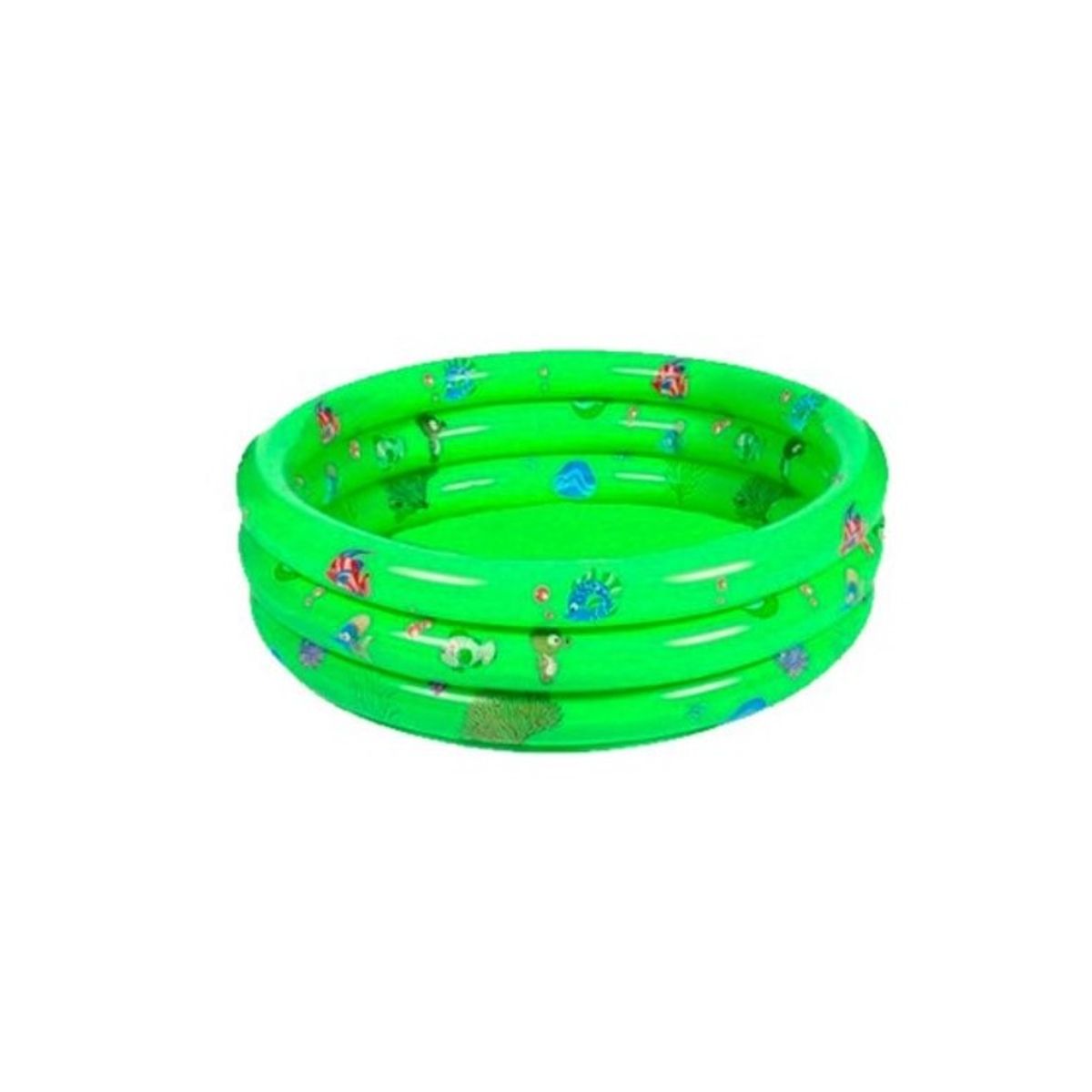 GENERICO - Piscina Inflable Chica 3 Anillos 80x35 Verde