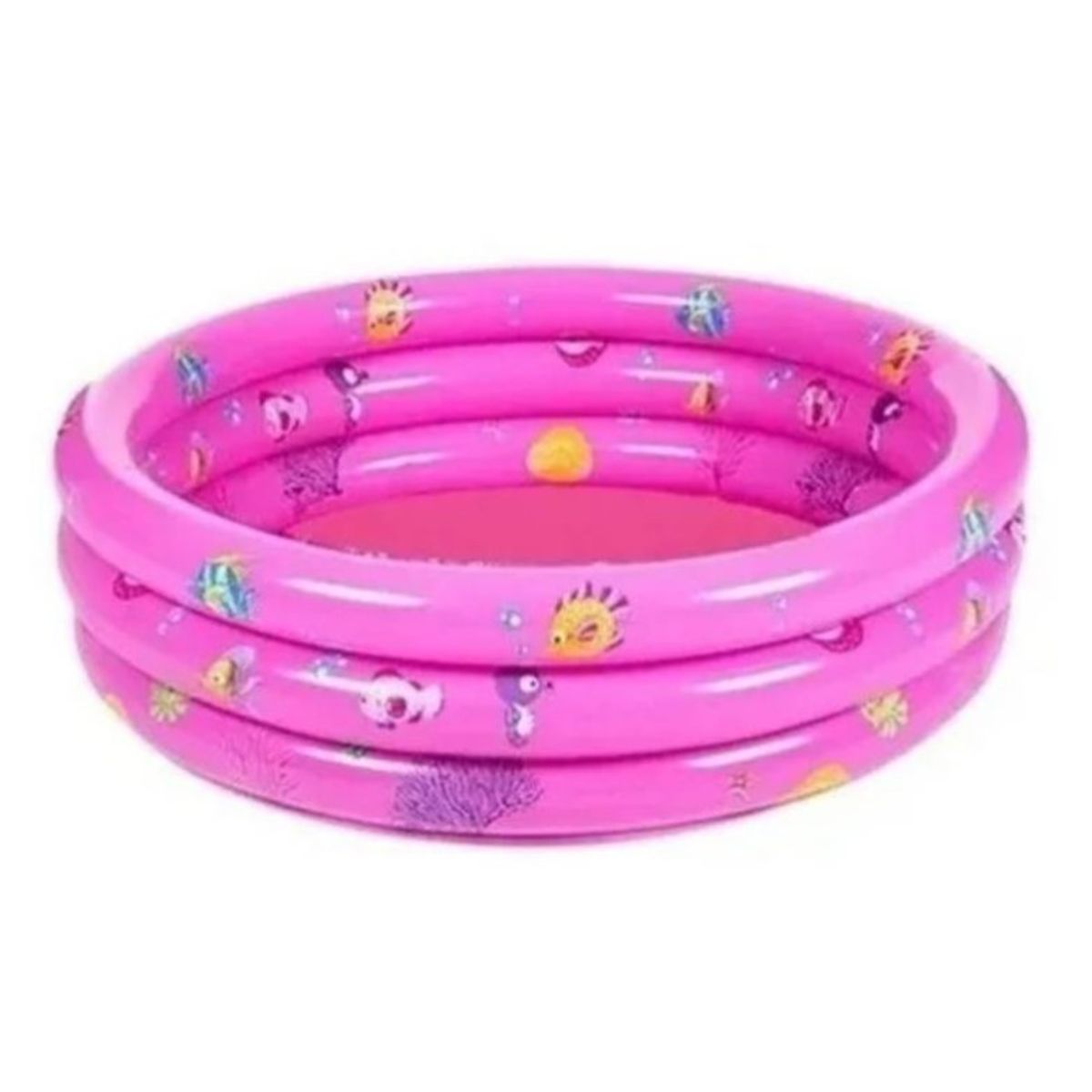 GENERICO - Piscina Inflable Mediana Rosado 120x40