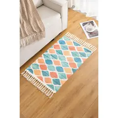 GENERICO - Alfombra de Algodón Bajada de Cama 60cm x 90 cm