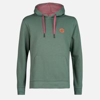 Poleron Hombre Canguro Verde Grisaceo