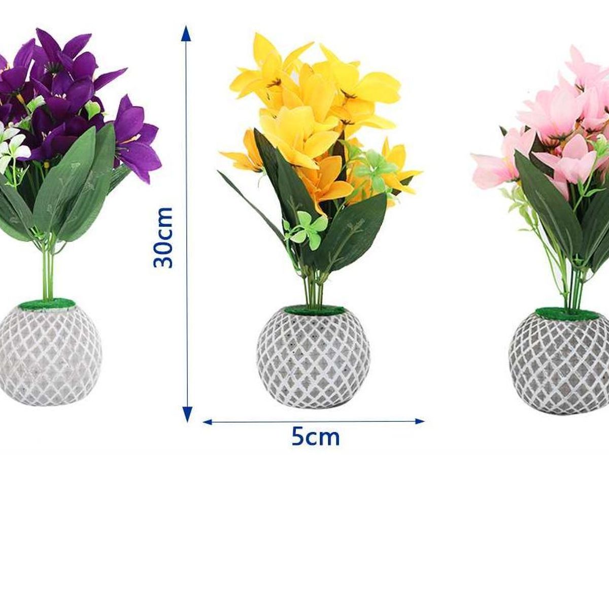 GENERICO - Flores Artificiales con Maceta