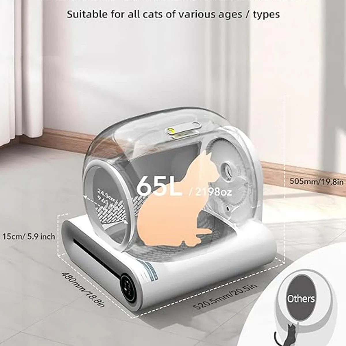 GENERICO - Caja de Arena Automático para Gatos