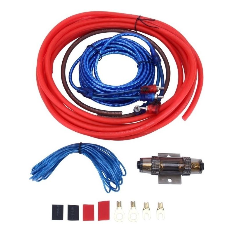 GENERICO - Kit Profesional Audio Hd Cables For Subwoofer Amplificador