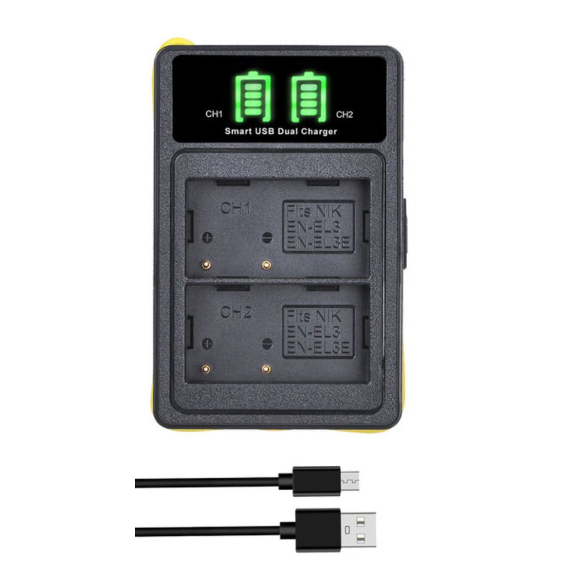 GENERICO - CARGADOR DOBLE MH-18A ALTERNATIVO NIKON