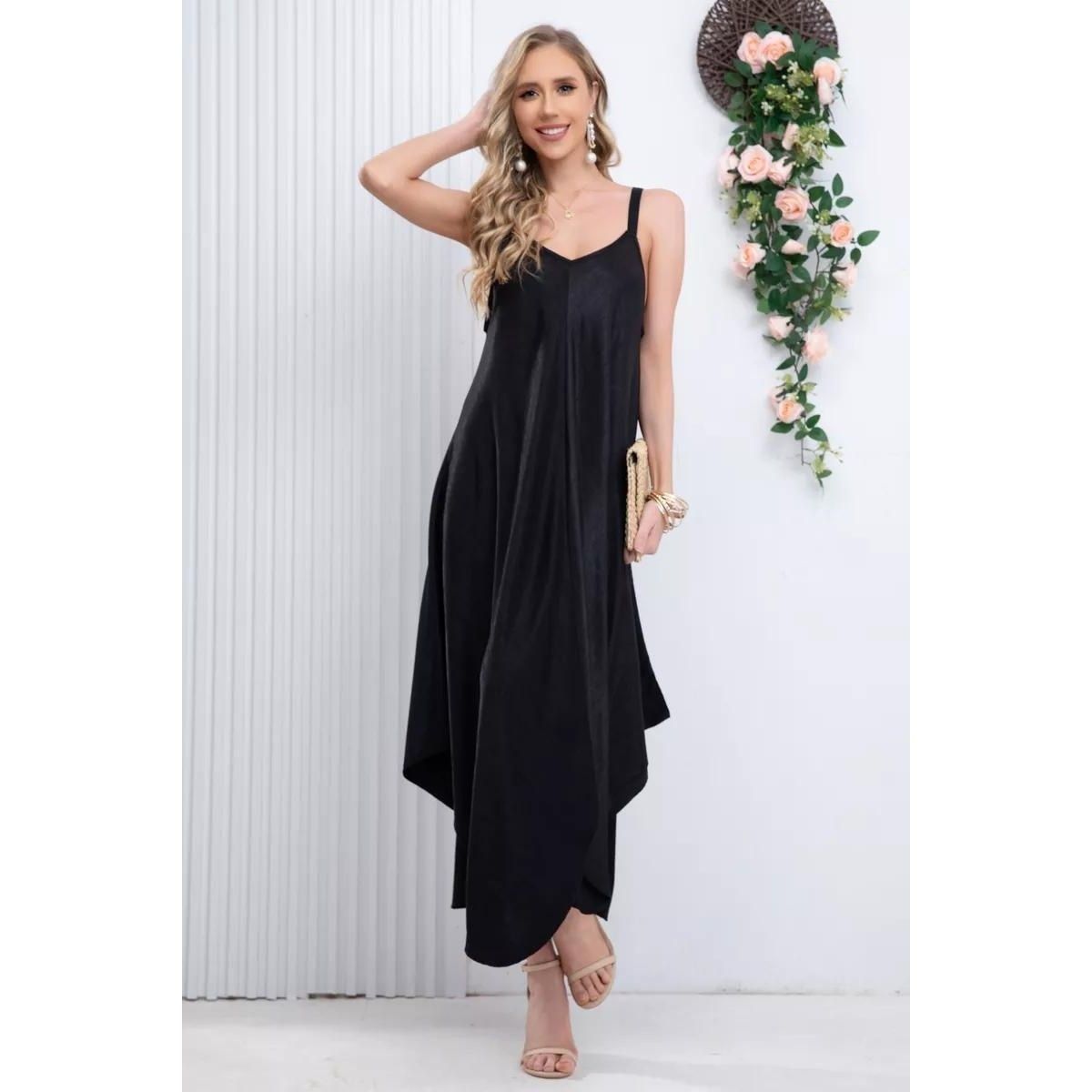 LIKE SHOP - Maxi Vestido Largo Asimétrico Verano Premium 319