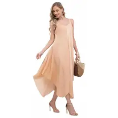 MPROPIA - Maxi Vestido Largo Asimétrico Verano Premium 319