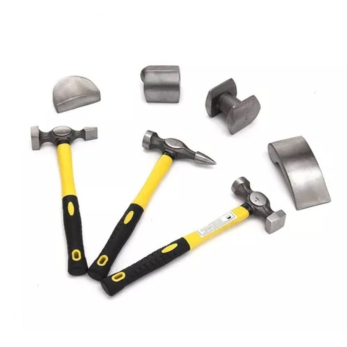 GENERICO - Set martillos para desabollar 7 piezas
