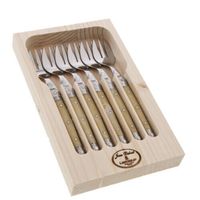 SET 6 TENEDORES TORTA - MÁRMOL