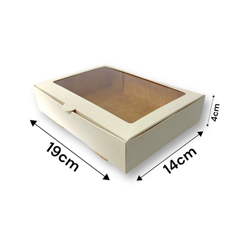 GENERICO - Pack 10 Cajas Multiuso Ideal 6 Alfajores, Galletas 19x14x4cm