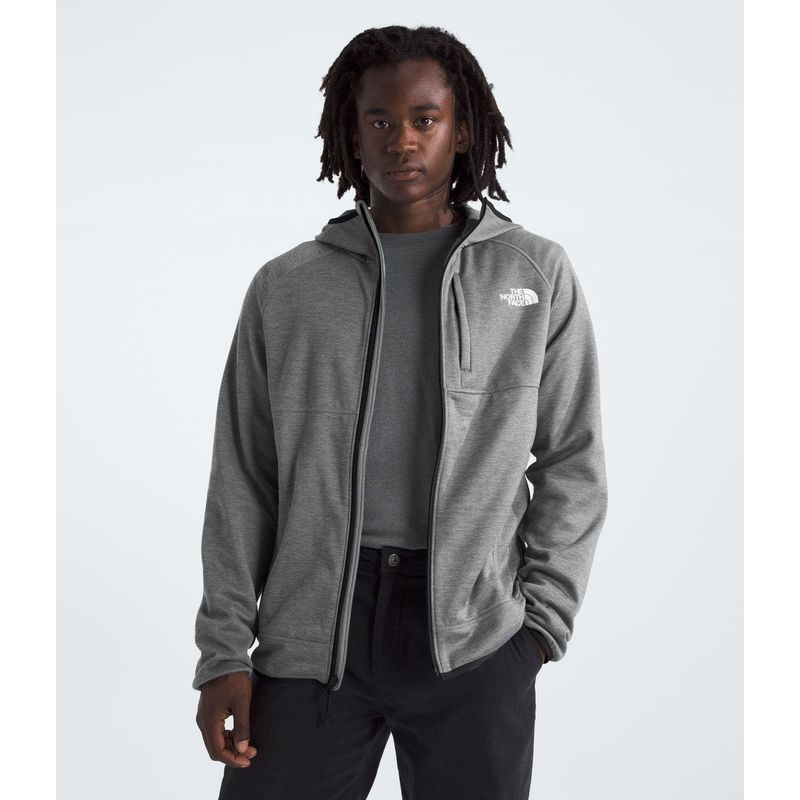 THE NORTH FACE - Polar Canyonlands Hoodie Hombre Gris