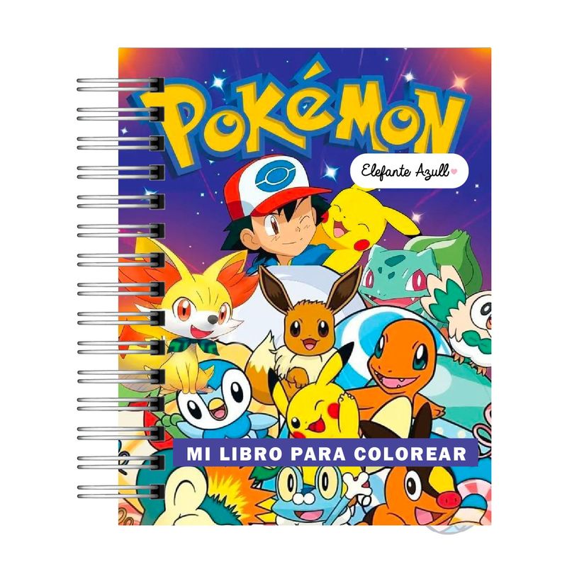 ELEFANTE AZULL - Libro para colorear Pokemon