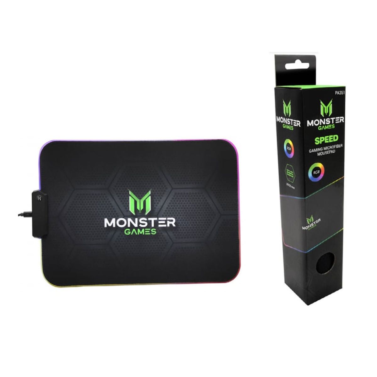 MONSTER - Mouse Pad Monster Speed Games Antideslizante Grosor 3 Mm MONSTER