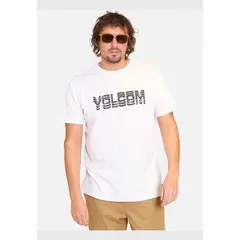 VOLCOM - Polera Manga Corta Cement Blanco Hombre