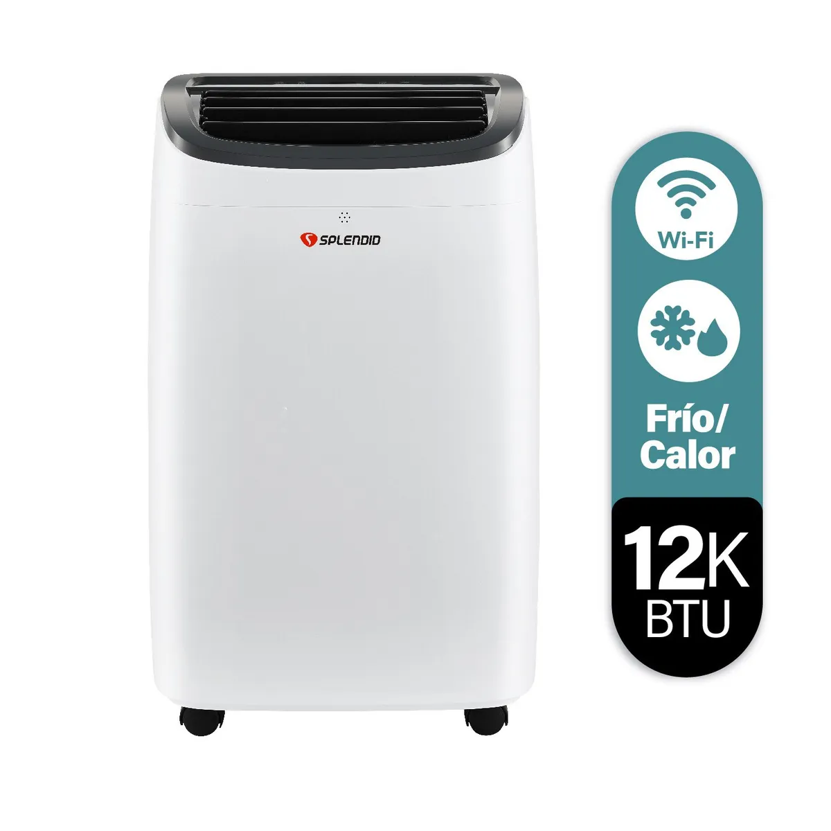 SPLENDID - Aire acondicionado portátil 12000 BTU Wi Fi Splendid