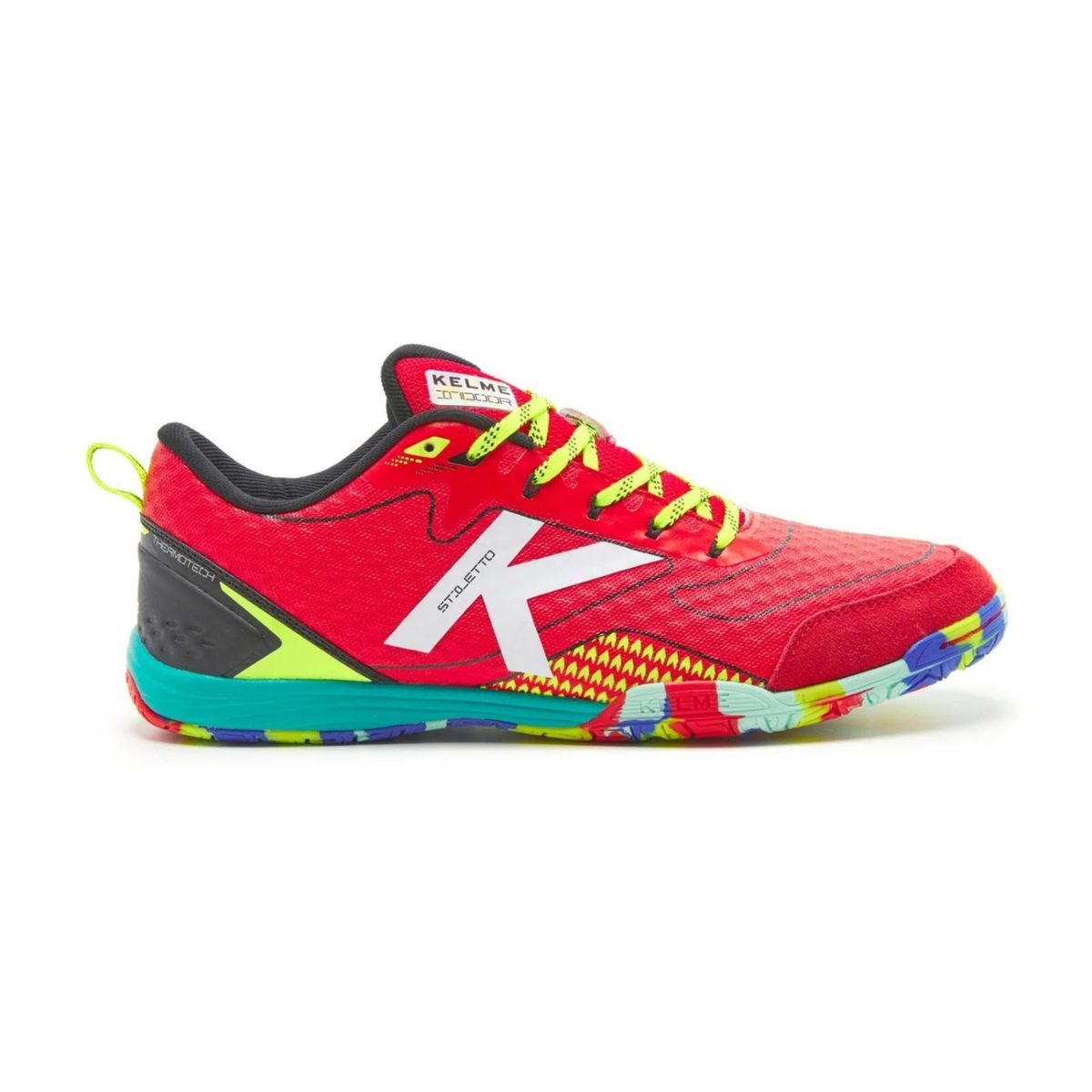 KELME - Zapatillas Futsal Stiletto Rojo Kelme