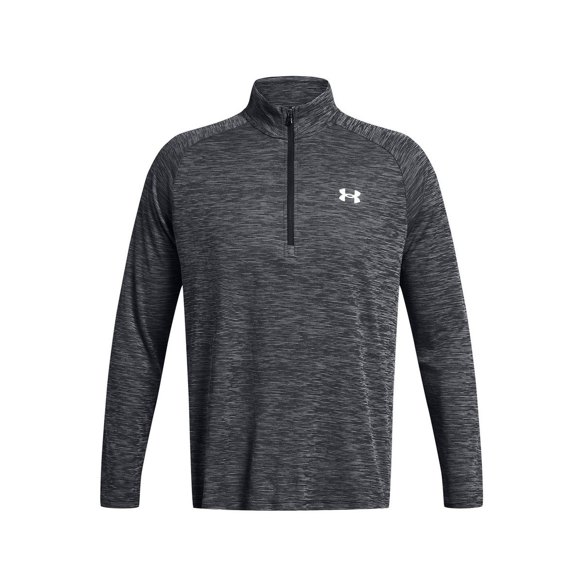 UNDER ARMOUR - Polerón Training hombre Tech Textured ½ Zip negro UNDER ARMOUR