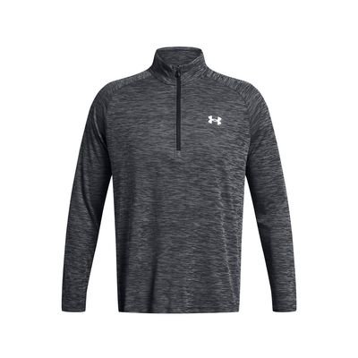Imagen 1 del producto Polerón Training hombre Tech Textured ½ Zip negro