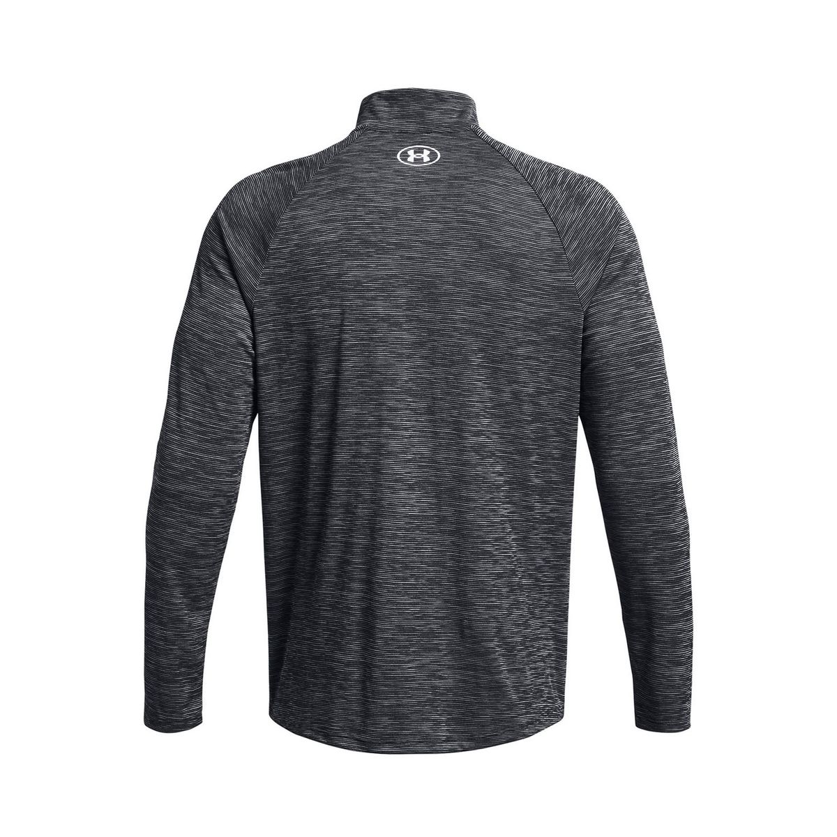 UNDER ARMOUR - Polerón Training hombre Tech Textured ½ Zip negro UNDER ARMOUR