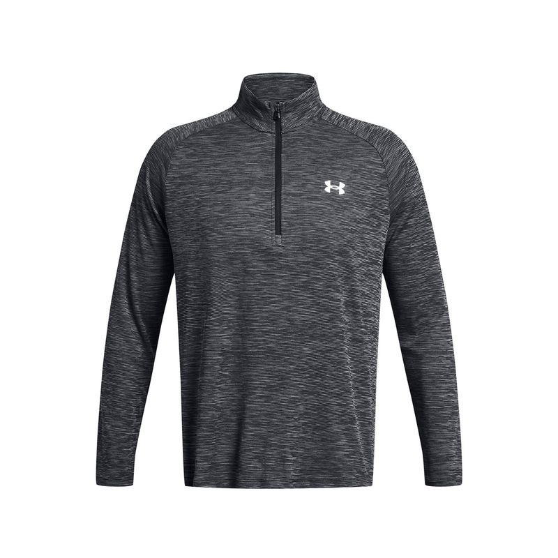 UNDER ARMOUR - Polerón Tech half zip para hombre Negro UNDER ARMOUR