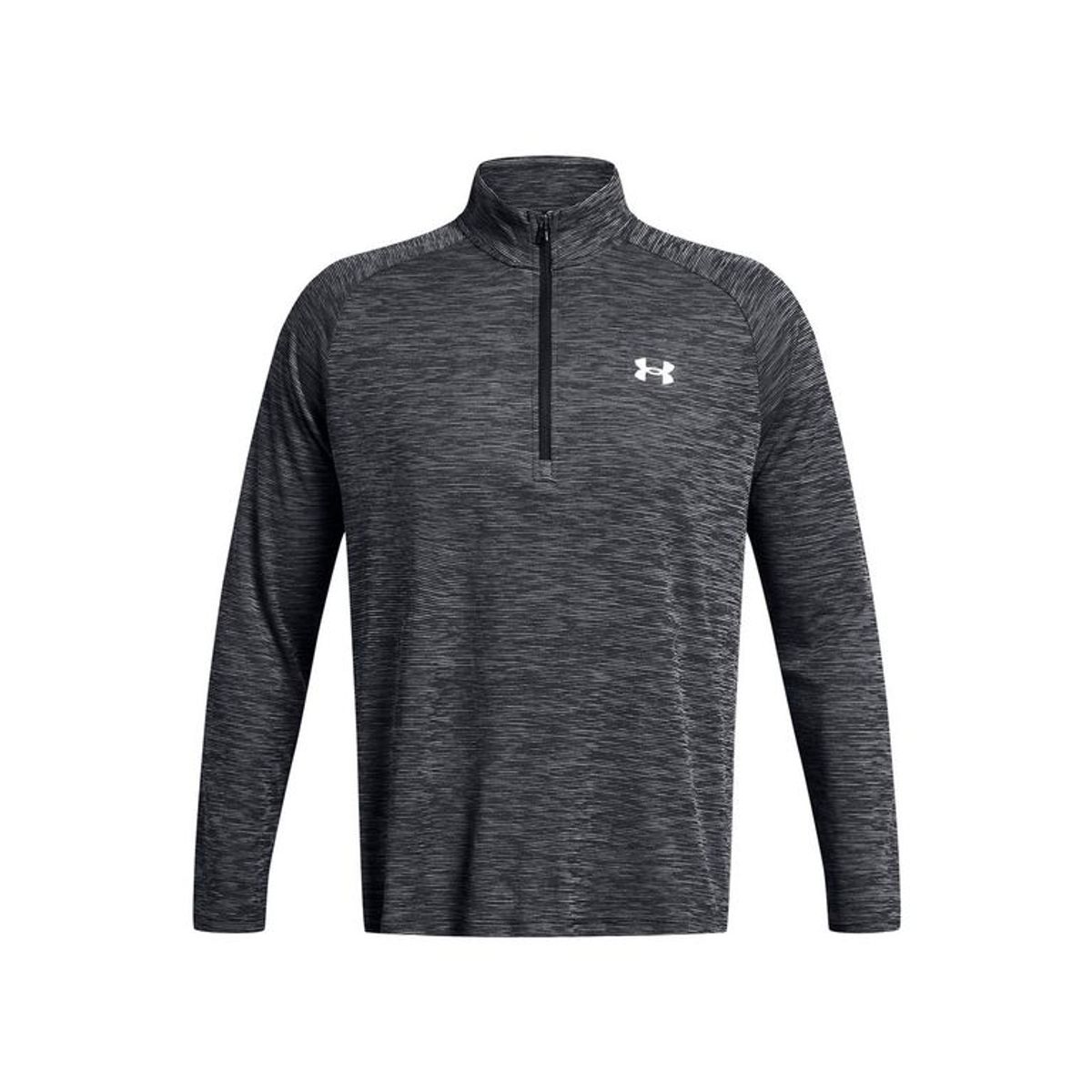 UNDER ARMOUR - Polerón Training hombre Tech Textured ½ Zip negro UNDER ARMOUR