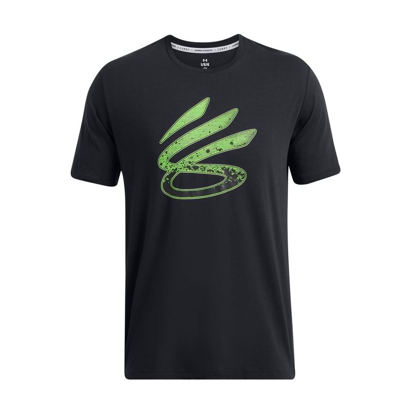 UNDER ARMOUR - Polera Curry Logo Trend para hombre Negro UNDER ARMOUR