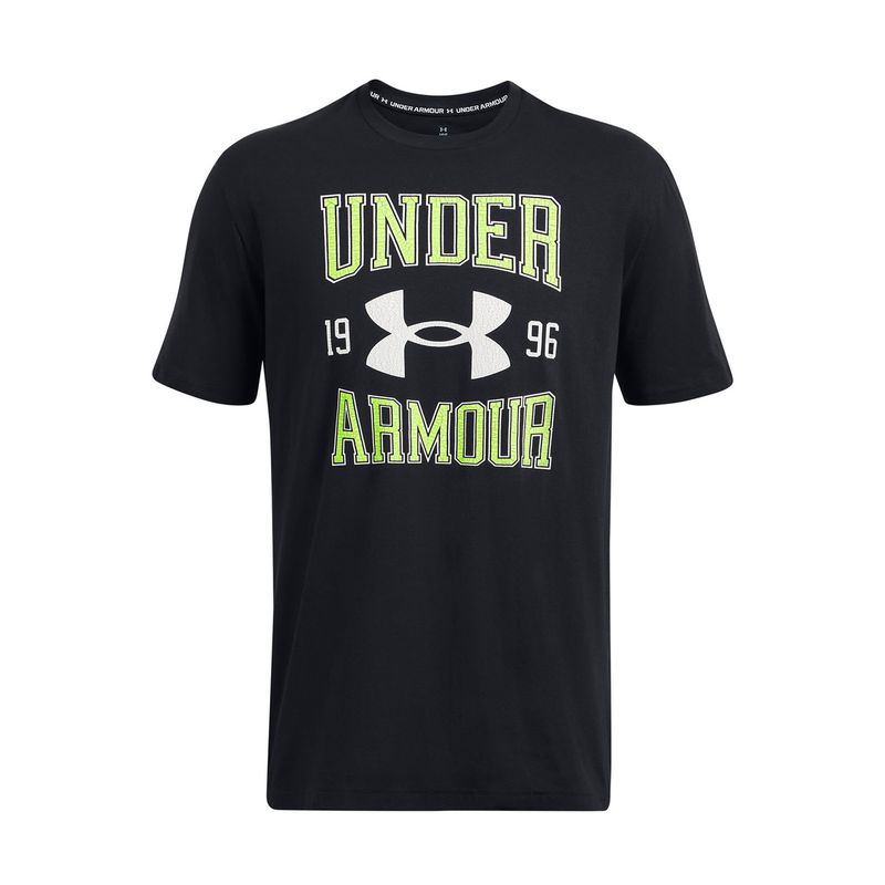 UNDER ARMOUR - Polera manga corta Vintage hmbre Negro UNDER ARMOUR