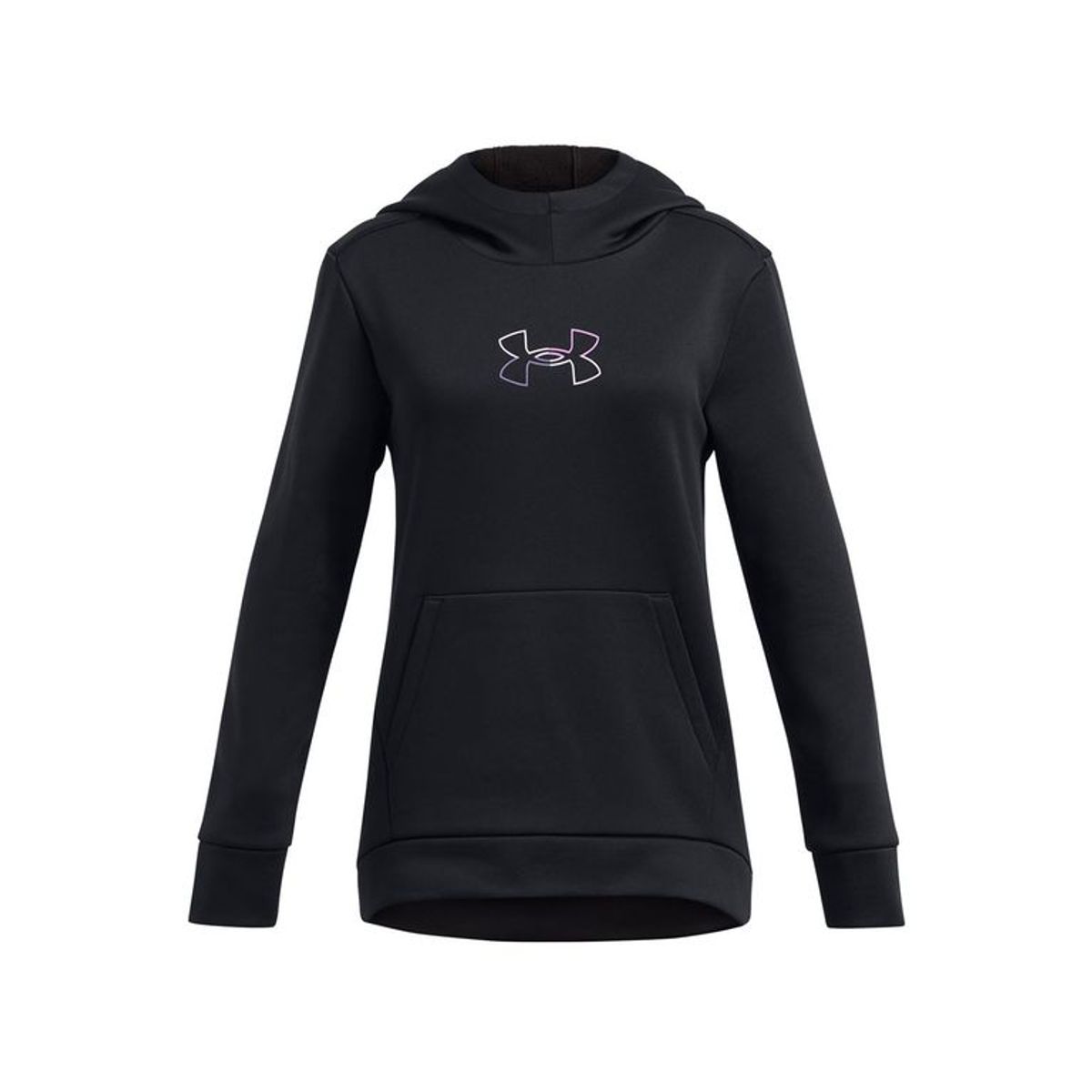 UNDER ARMOUR - Polerón Armour Fleece® para niña Negro UNDER ARMOUR