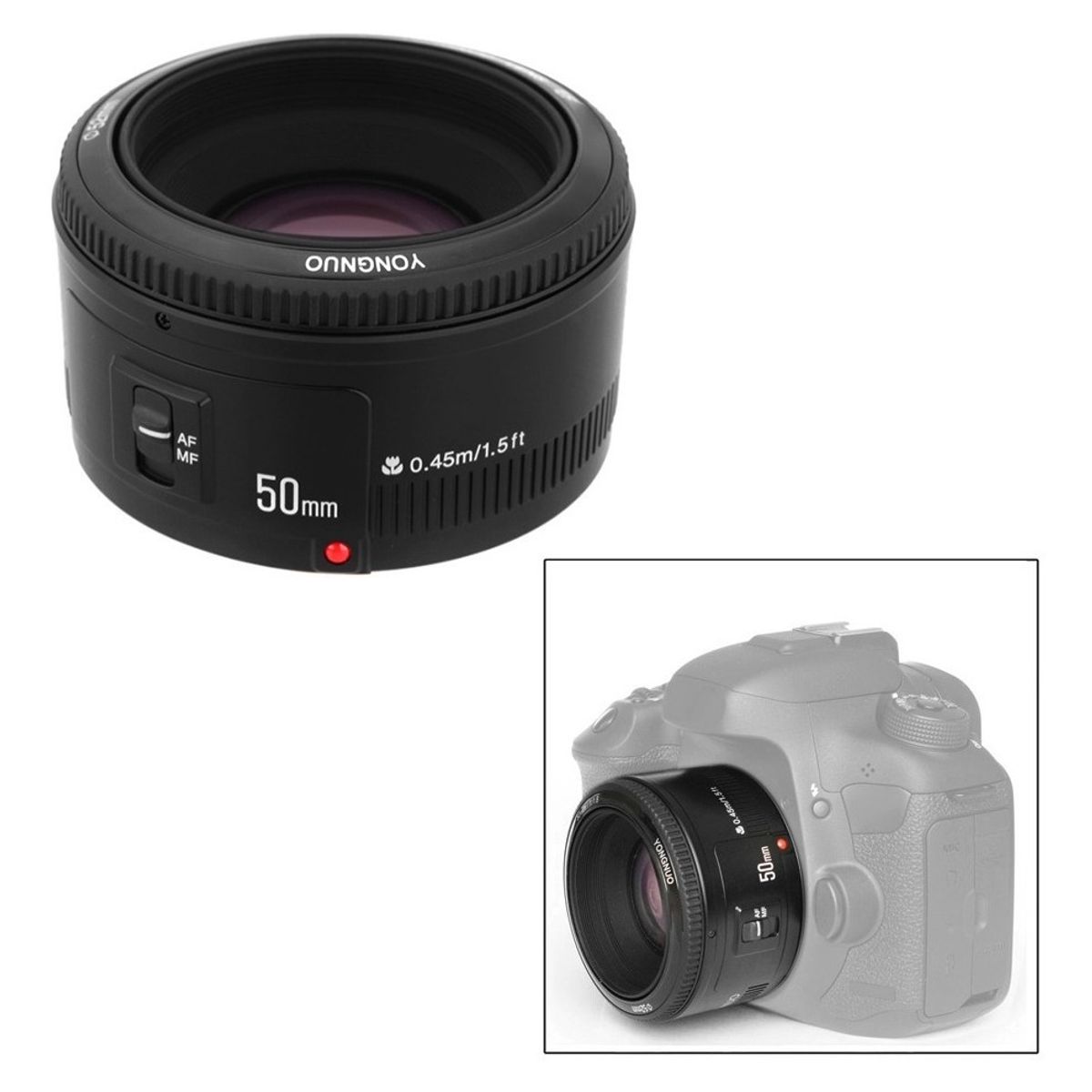 YONGNUO - LENTE 50MM 1.8 YONGNUO PARA CANON