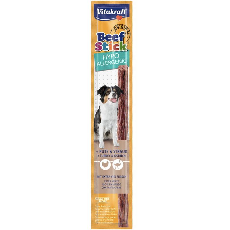 VITAKRAFT - Vitakraft Snack Beef Stick Perro, Hipoalergenico 1 Und