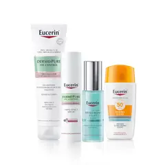 EUCERIN - Pack rutina hidratante piel grasa manchas post acne