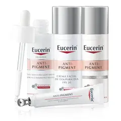 EUCERIN - Pack Rutina Antipigment Dia FPS30+Noche+Ojo+Serum