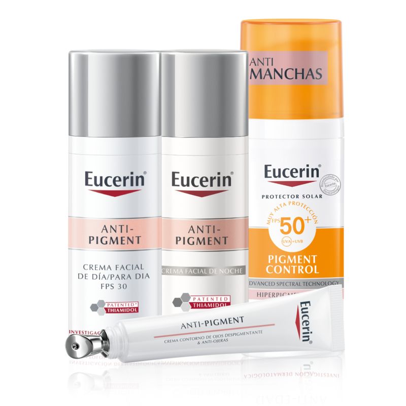 EUCERIN - EUCERIN Pack Rutina Antipigment Dia+Noche+Ojo+Protec Solar