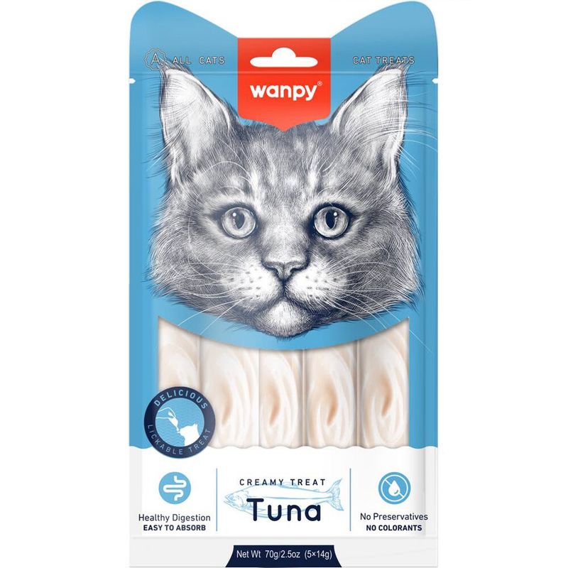 WANT - Wanpy Cat Snack Creamy Tuna Cremoso De Atún  70Gr