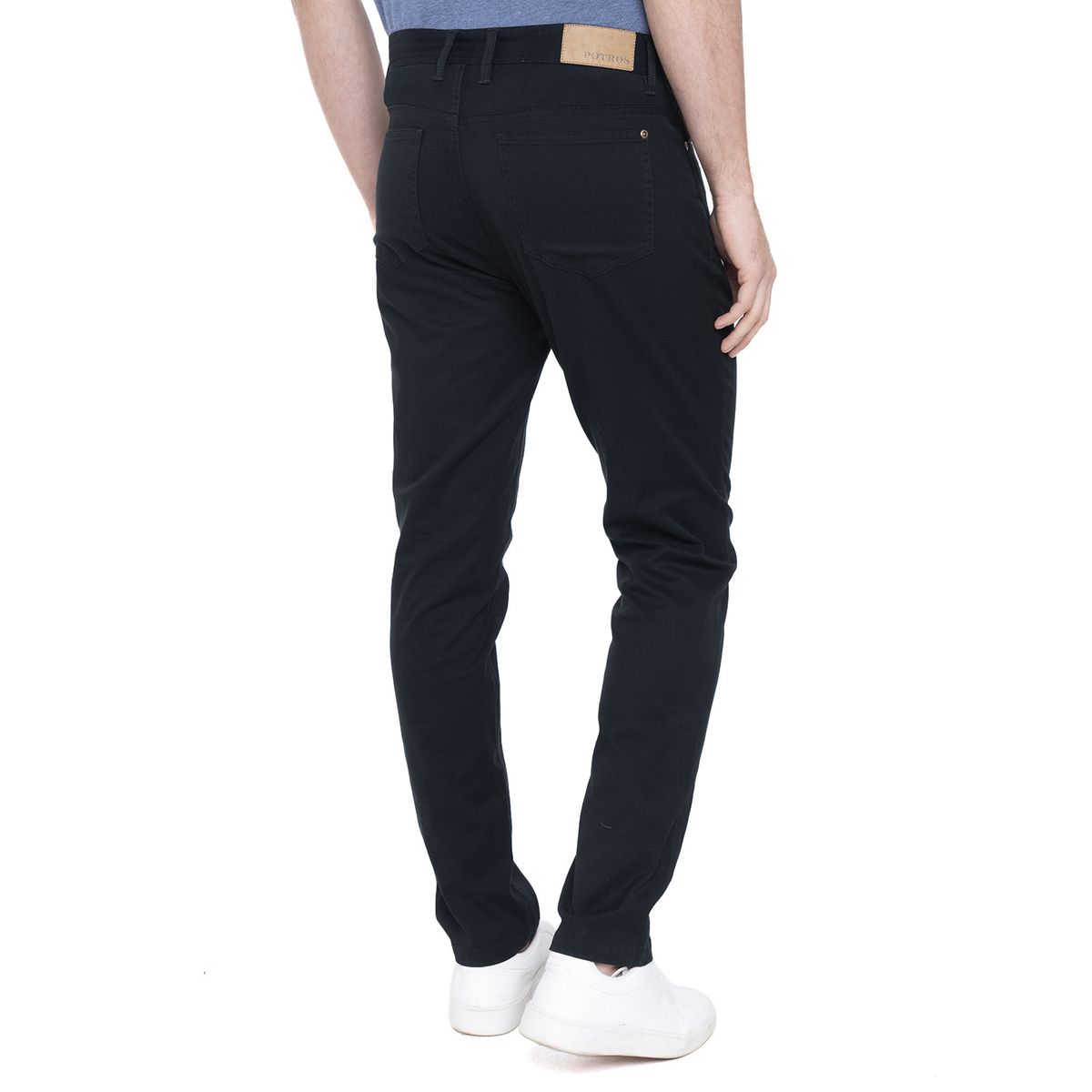 POTROS - Pantalón Hombre Gabardina Algodón Atenas Slim fit POTROS