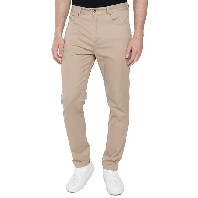 POTROS - Pantalón Hombre Gabardina Algodón Atenas Slim fit POTROS