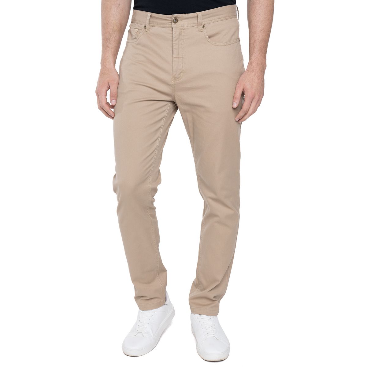 POTROS - Pantalón Hombre Gabardina Algodón Atenas Slim fit POTROS