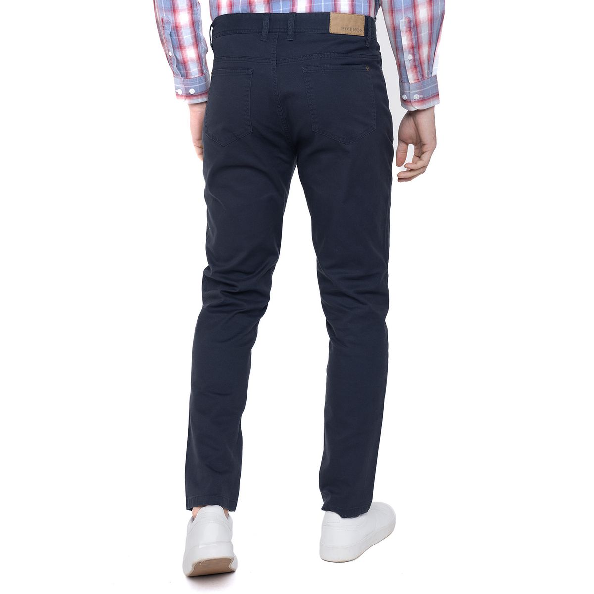 POTROS - Pantalón Hombre Gabardina Algodón Atenas Slim fit POTROS